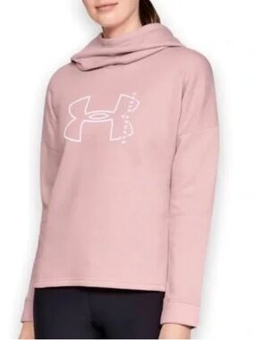 Under Armour Pink Funnel-neck Pullover